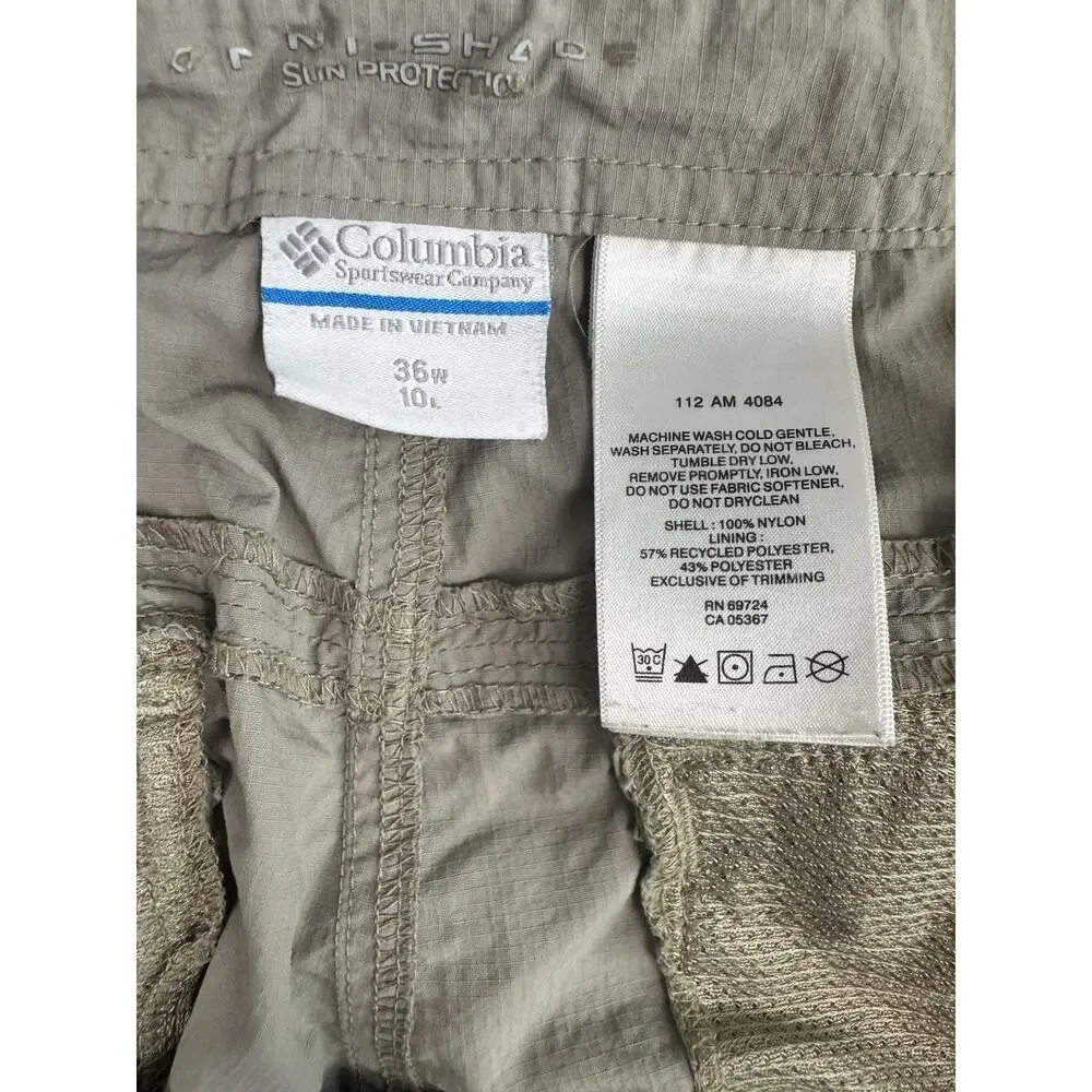 Columbia Modern Classic Shorts Khaki Womens Size‎ 36w